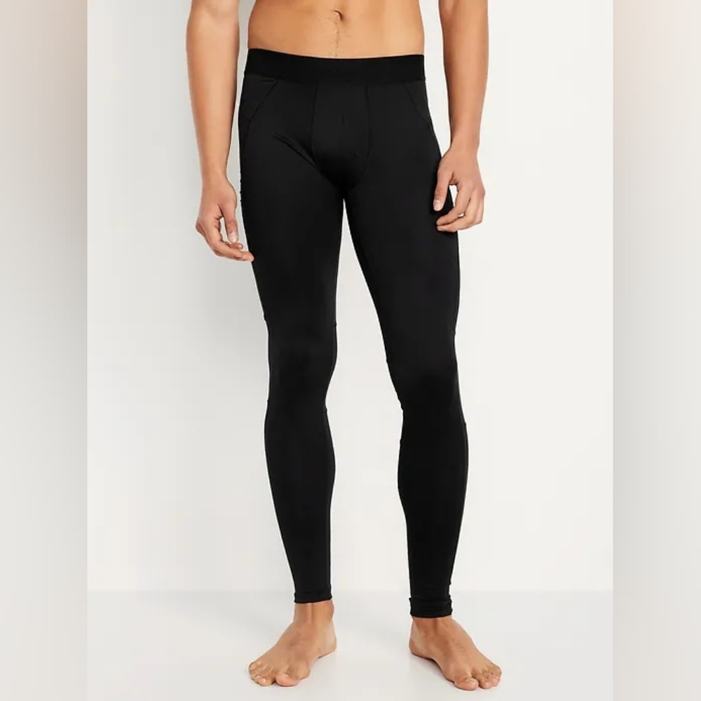 NEW Old Navy Active Solid Baselayer Tights, Size Medium Tall